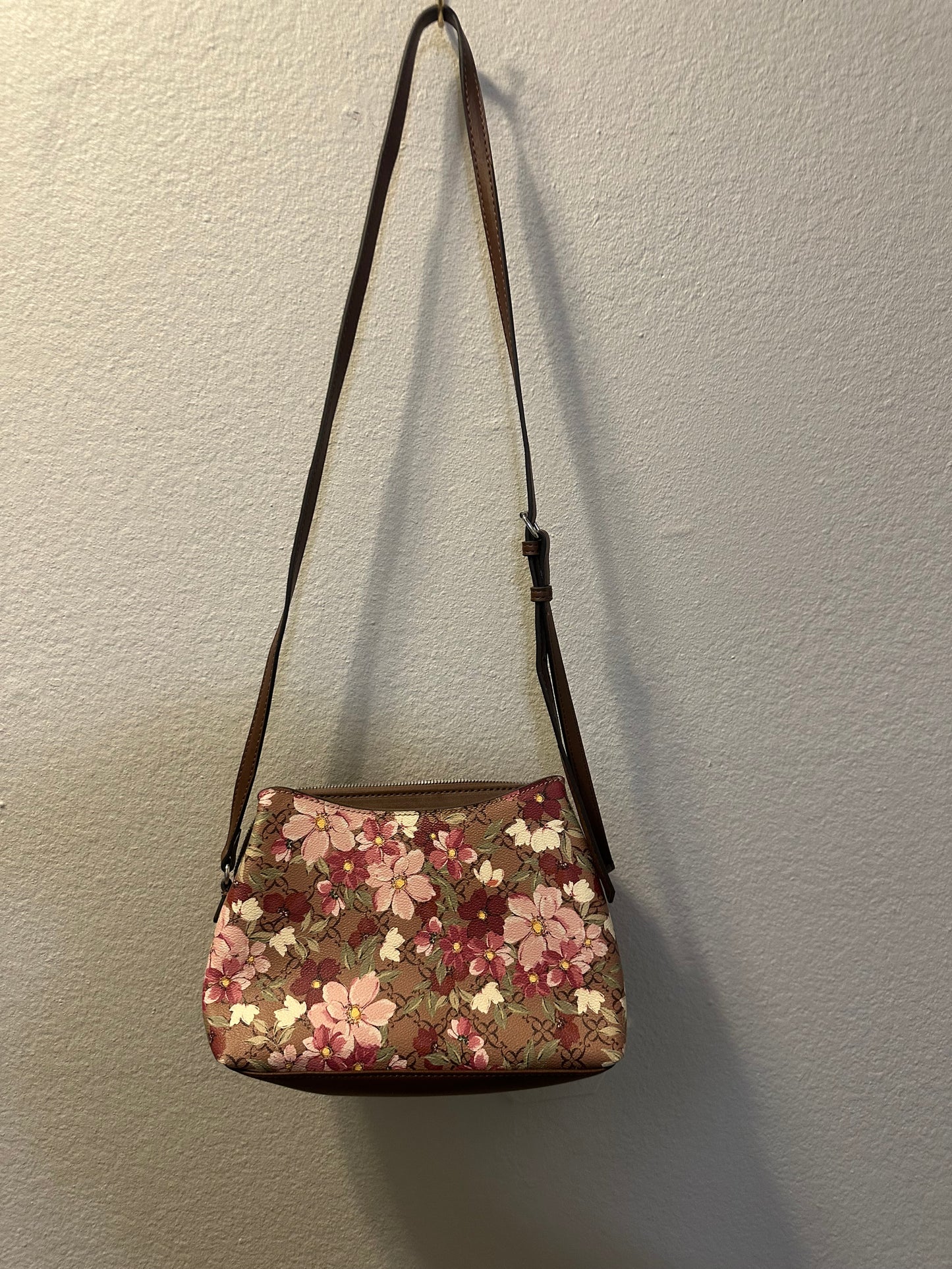 Nine West Green & Floral Cross Body Bag