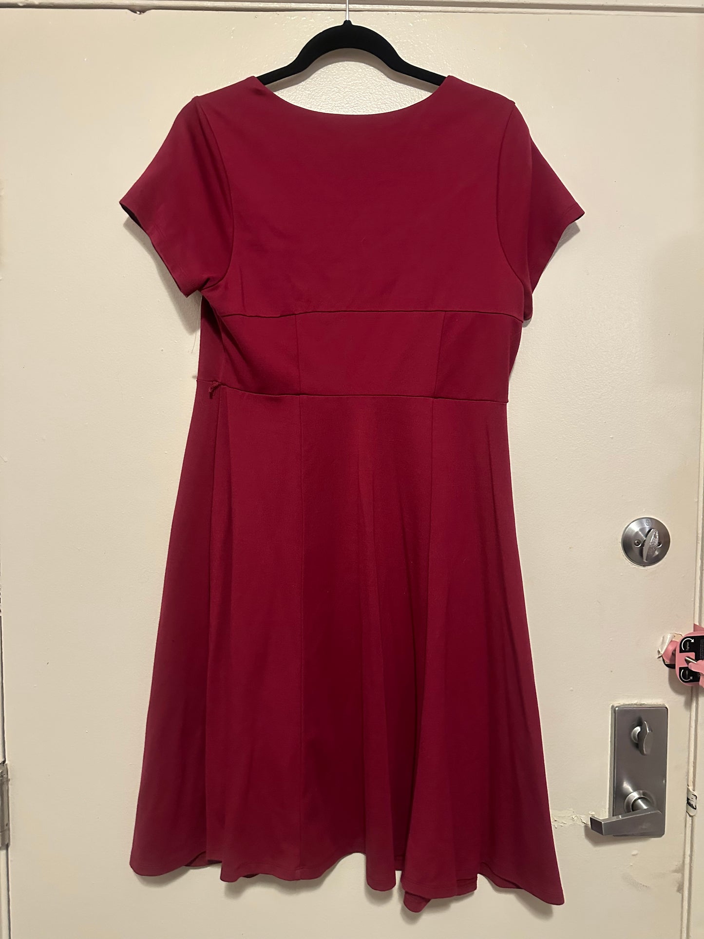 Size 1x Torrid Red Ponte Skater Dress