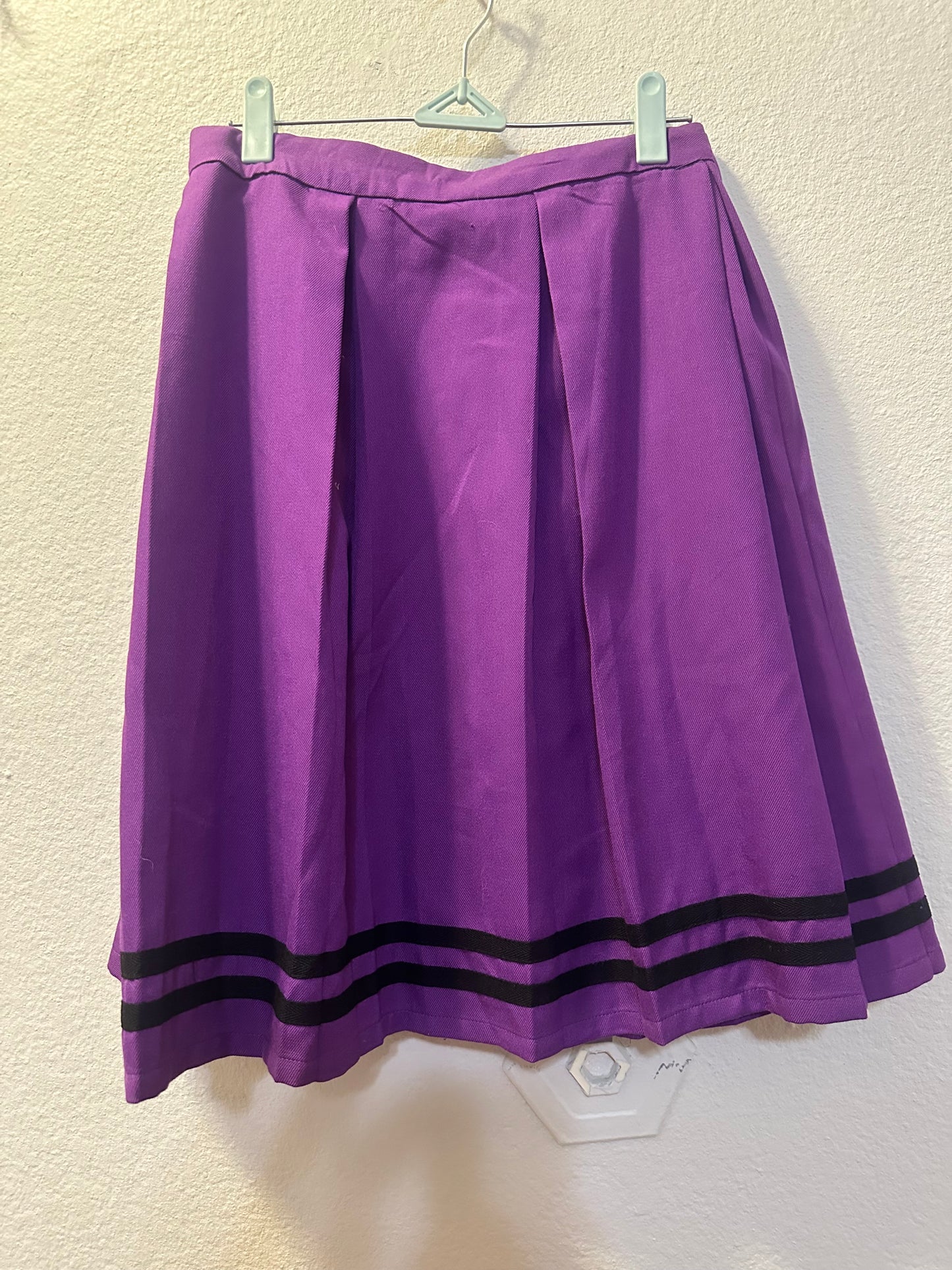 Size 5x (28) Hot Topic Purple & Black Cheer Skirt Plus Size
