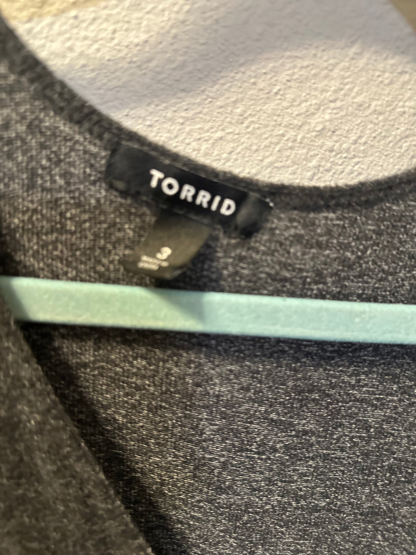 Size 3x (24) Torrid Faux Wrap Dress