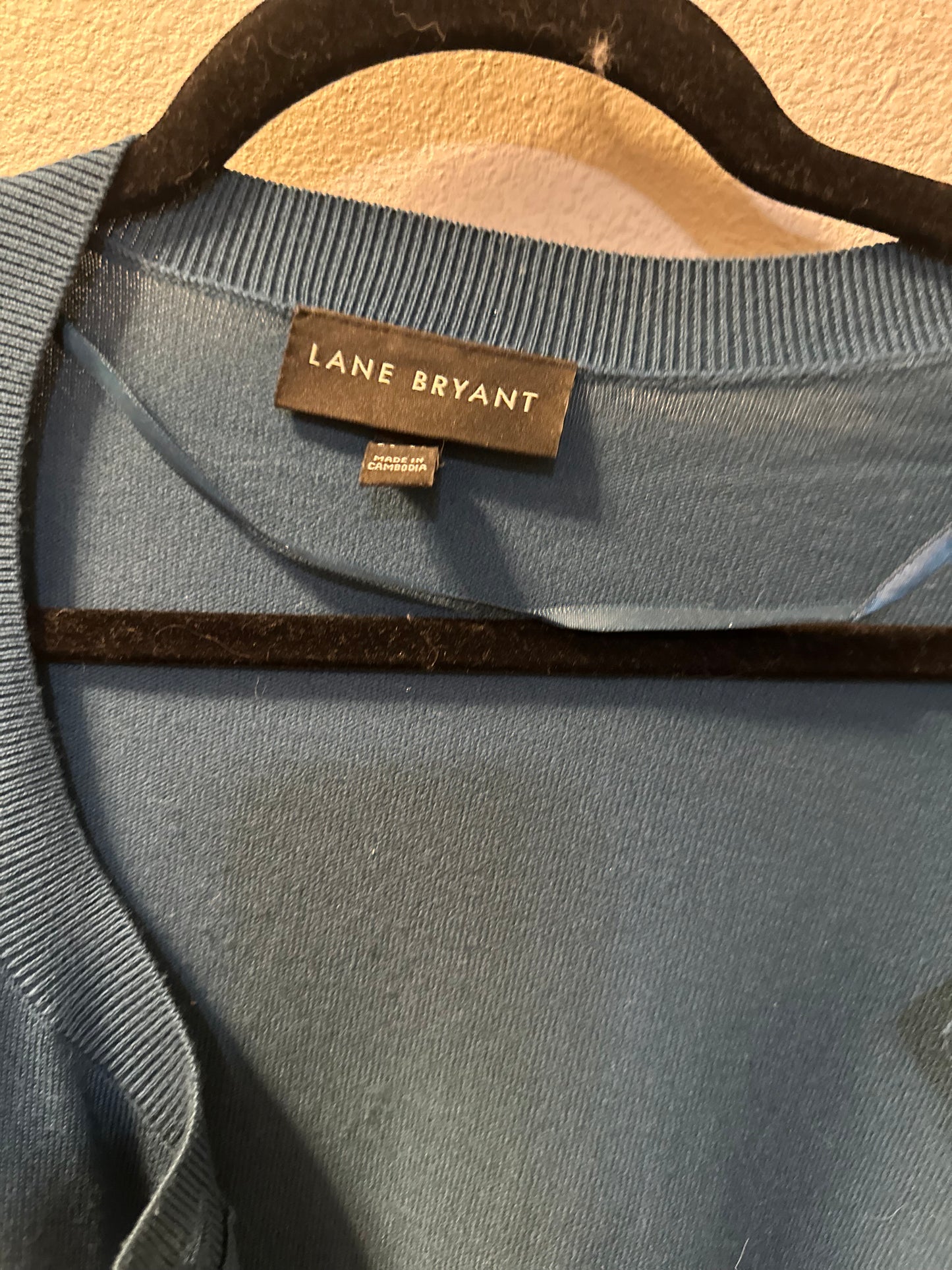 Size 4x/5x (26/28) Blue Lane Bryant Cardigan