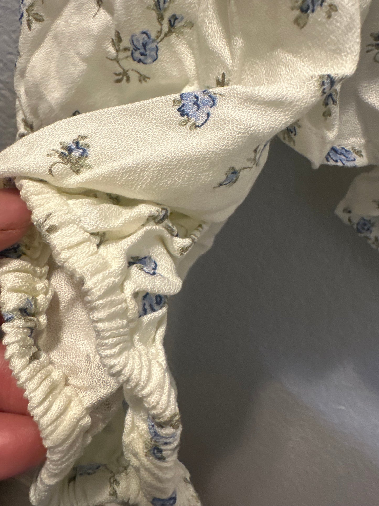 Size 3x (20) Wild Fable White Milkmaid Balloon Sleeve Shirt