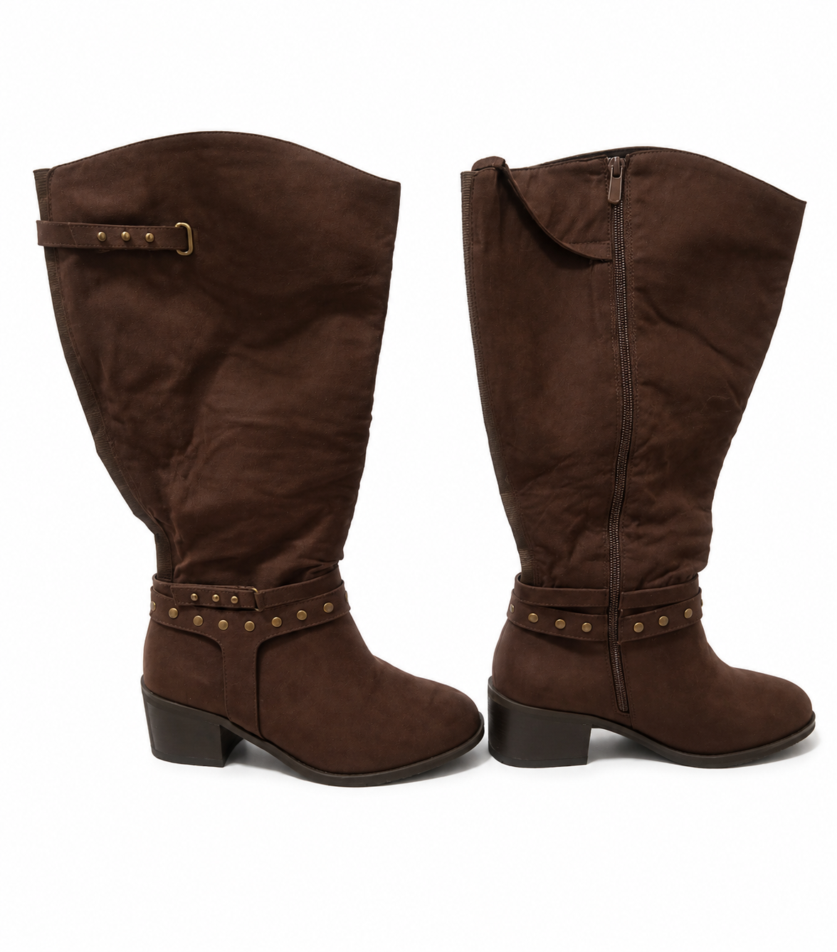 Size 11 wide torrid suede brown boots