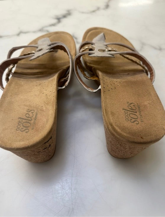 Size 10W platform sandals