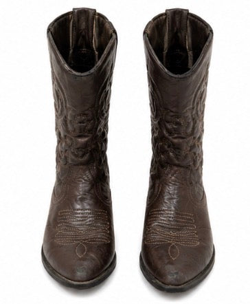 Size 11 brown soft cowboy boots