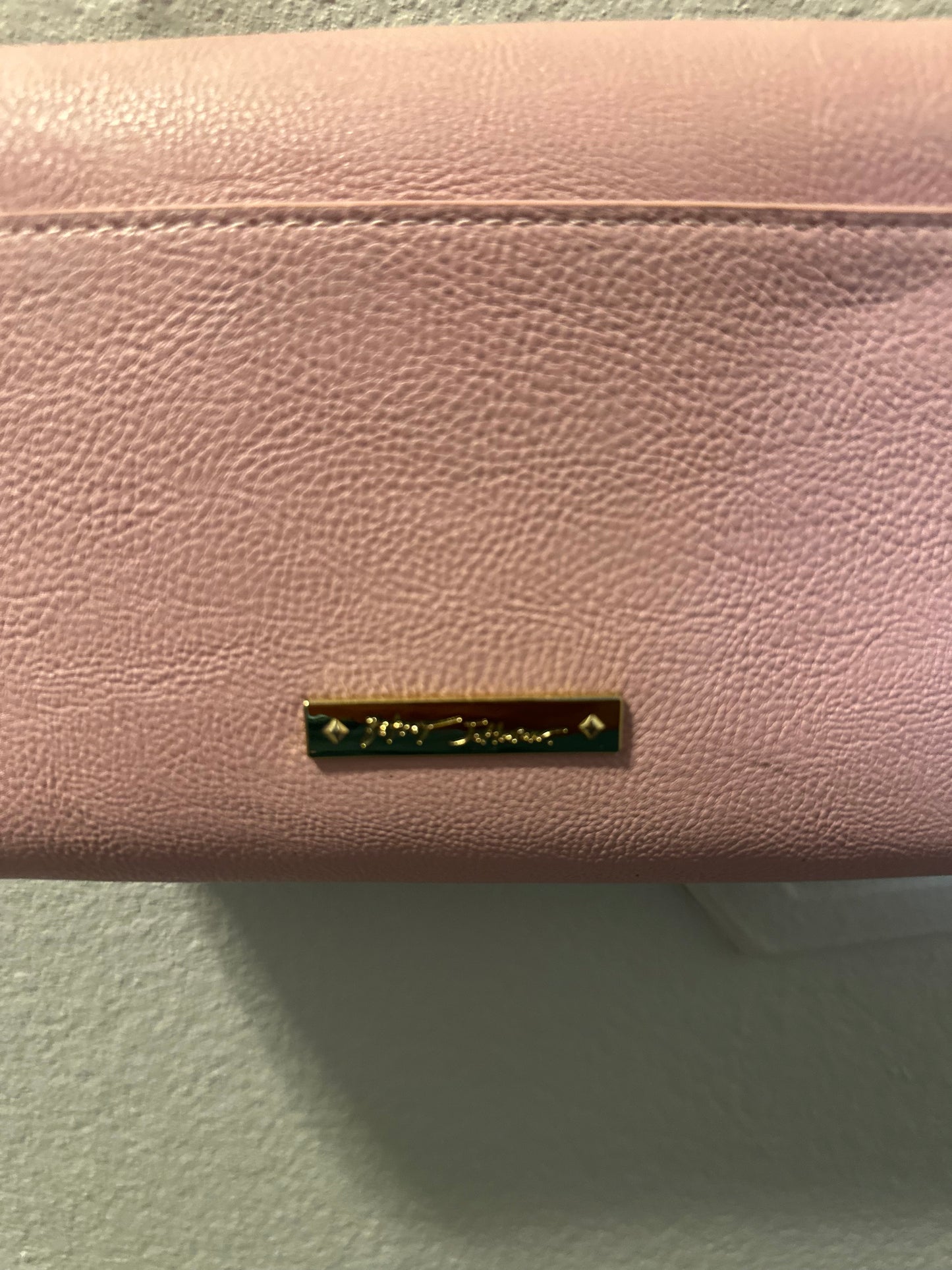 Pink Betsy Johnson Skull Cross Body Bag