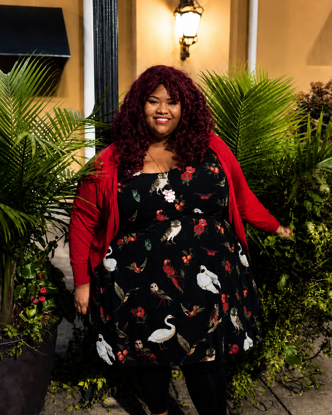Size 34 (equal to an 8X when being compared to other brand) Custom Designed Bird Dress from eShakti