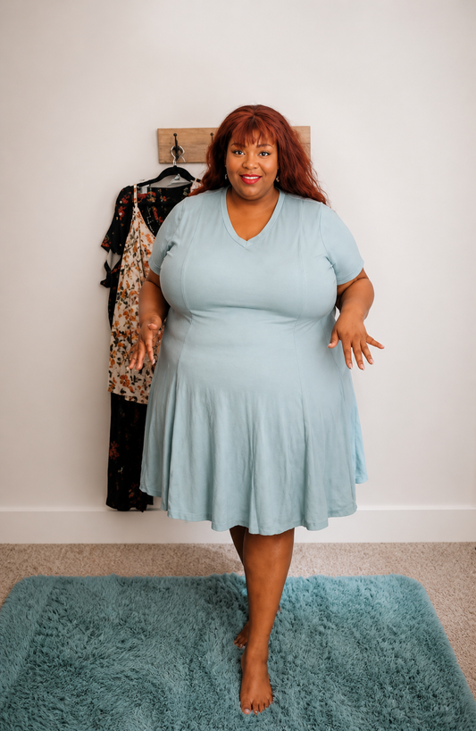 Size 4x (26) Torrid Aline Soft Stripped Dress