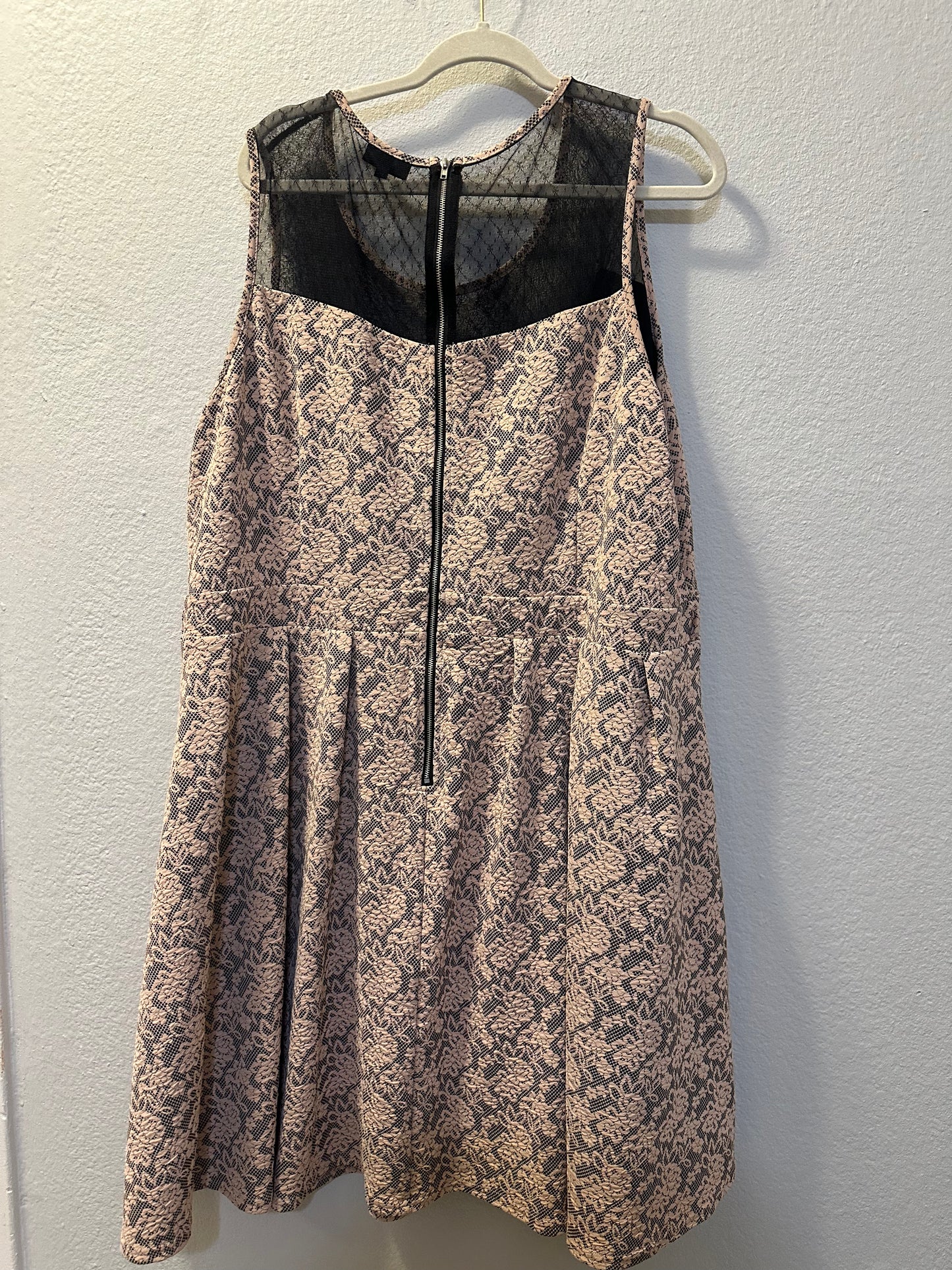 Size equivalent 3x (24) Pink Floral Dress by City Chic