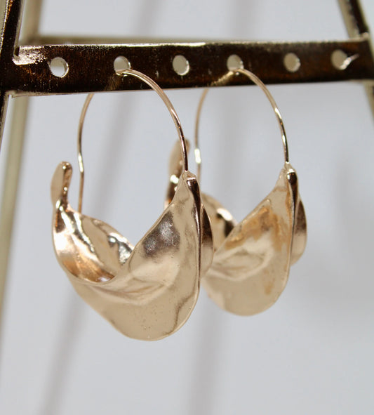 Elegant Gold Hoop Earrings