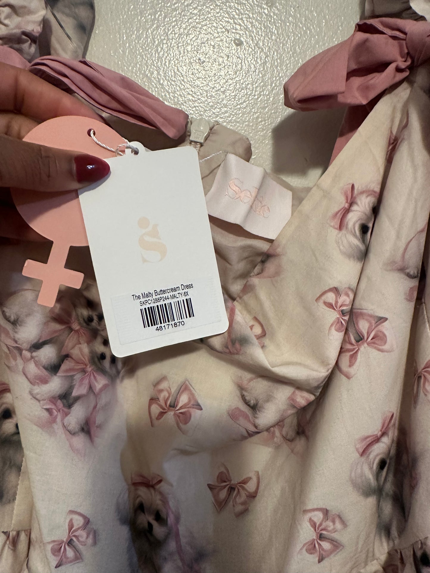 Size 6x Selkie Malty Buttercream Dress
