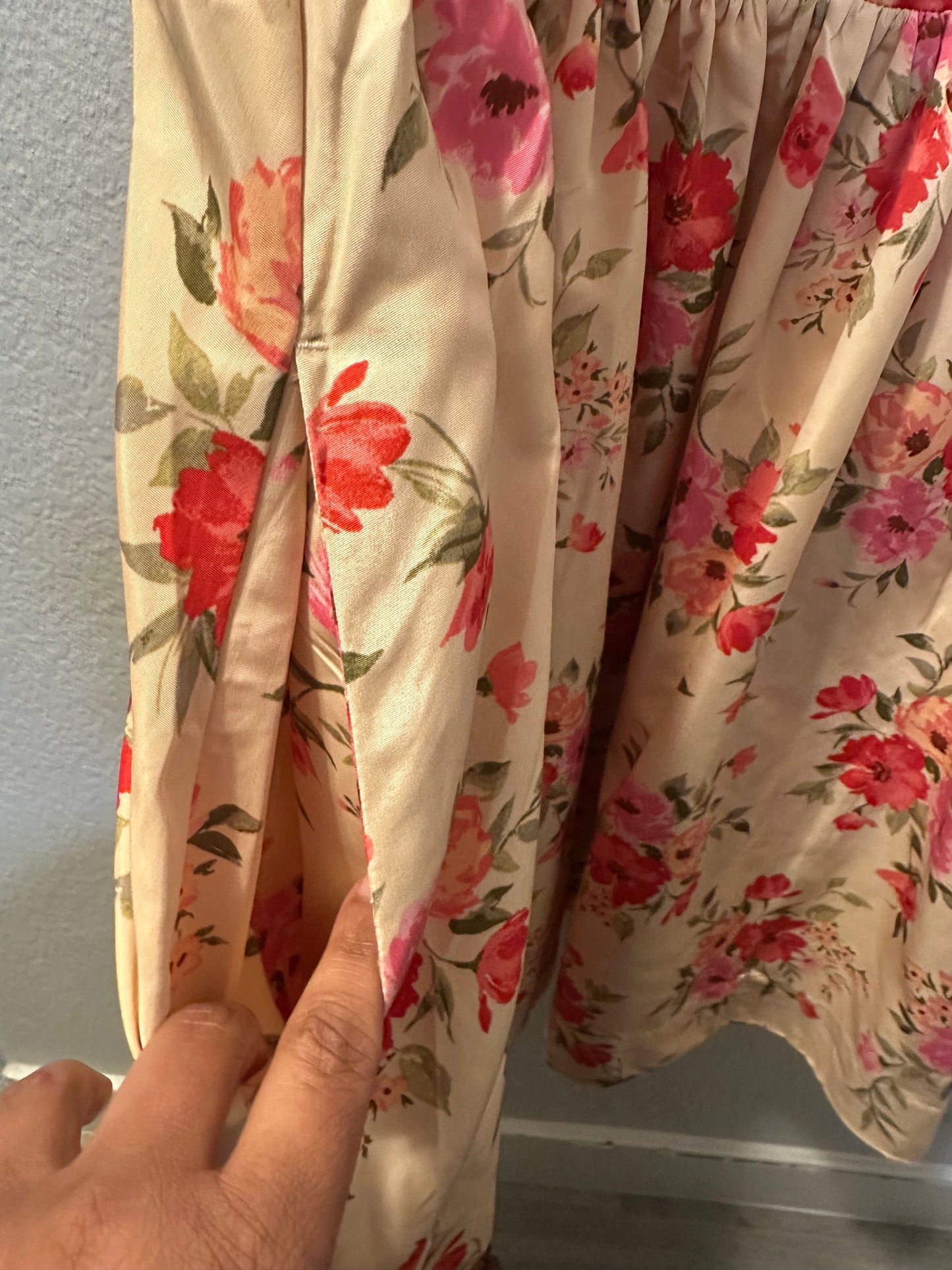 Size 4x (30) Fit & Flare Taffeta Mini Dress