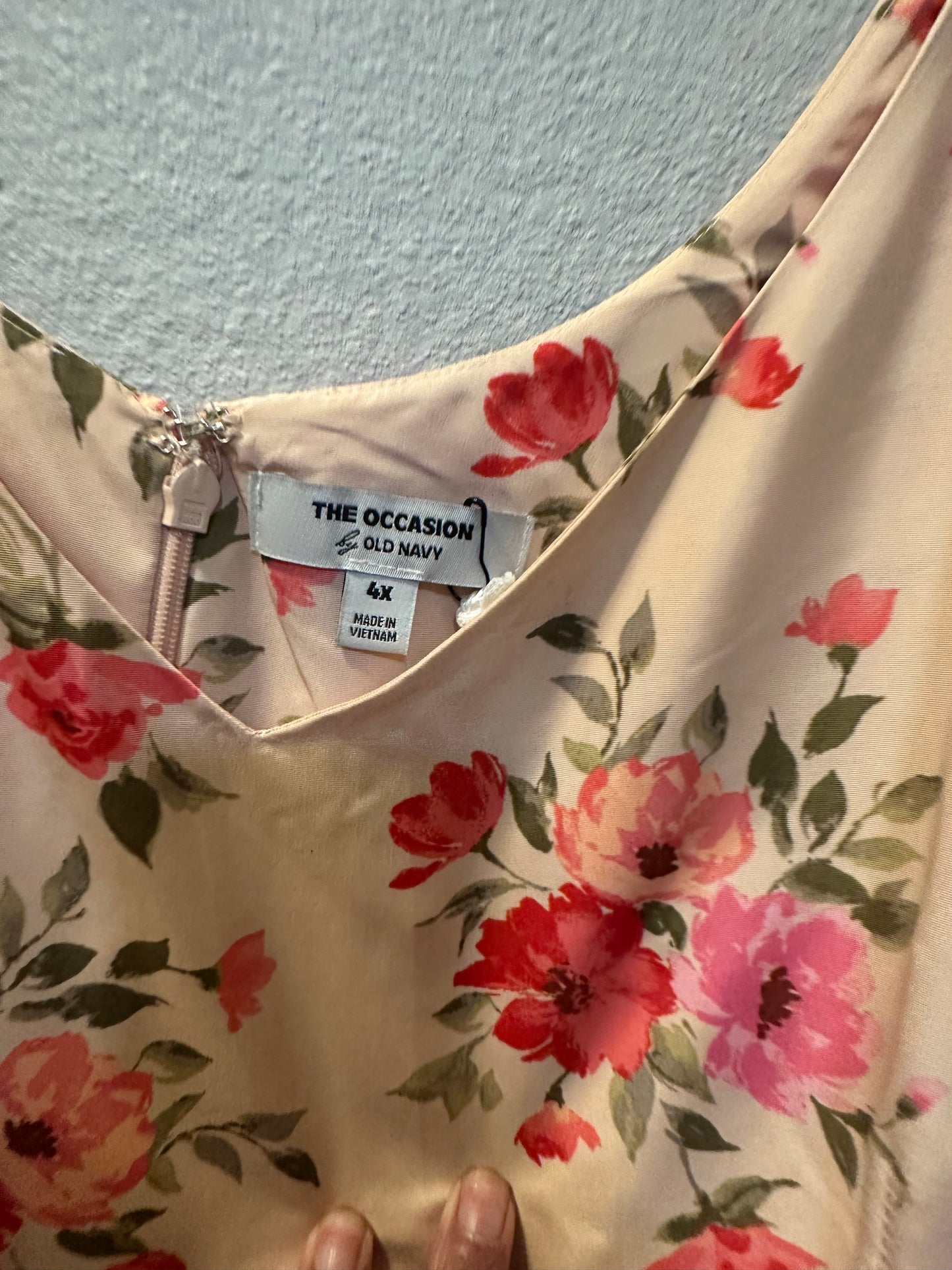 Size 4x (30) Fit & Flare Taffeta Mini Dress