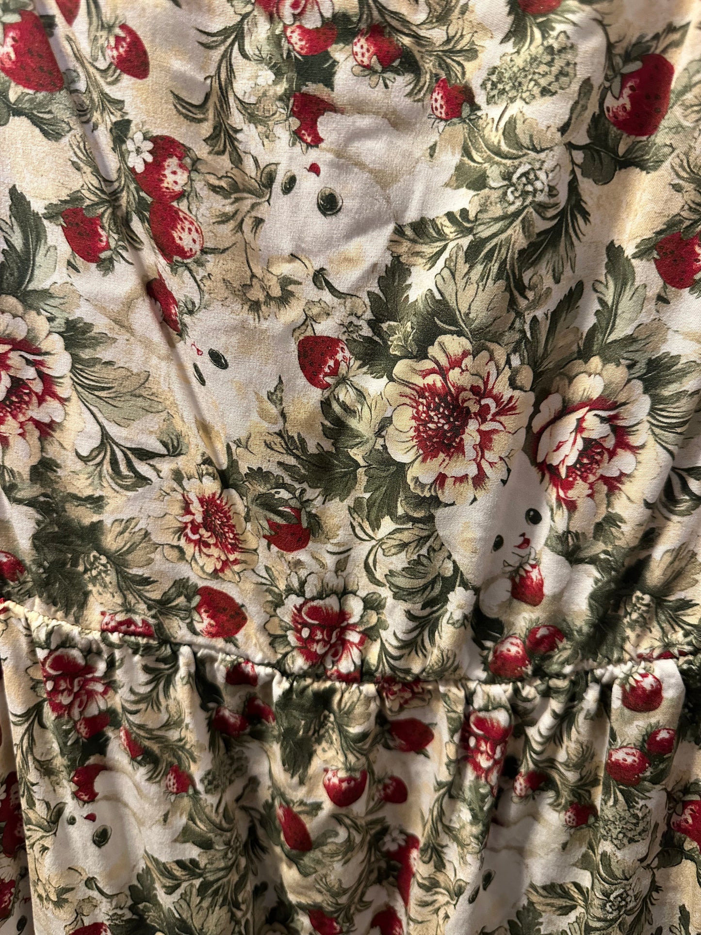 Size 5x (28) Thorn & Fabel Strawberry Kitten Dress