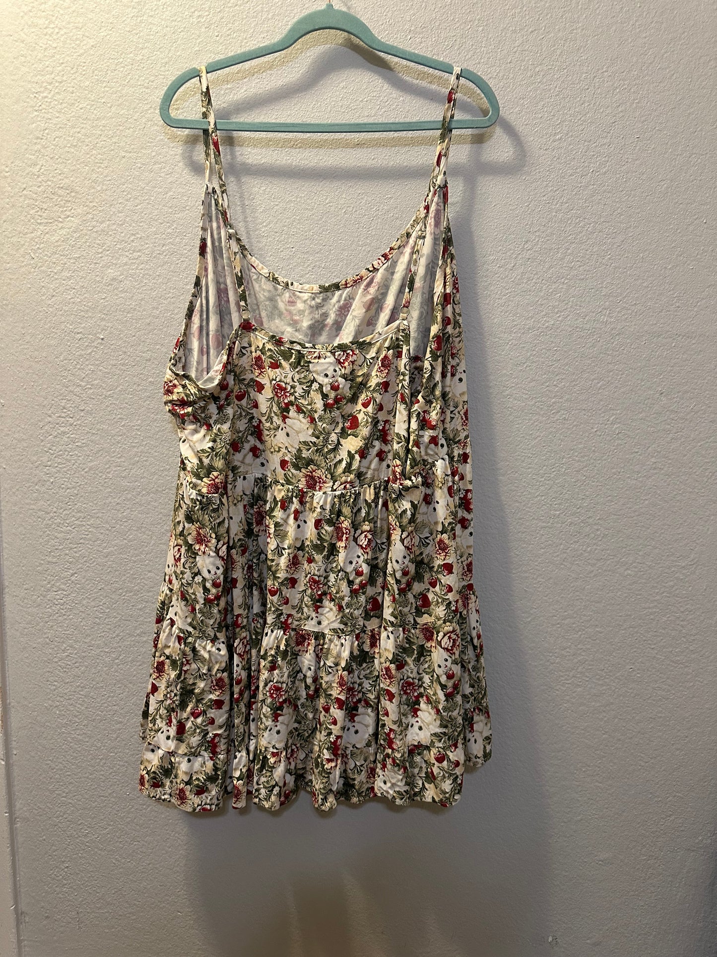 Size 5x (28) Thorn & Fabel Strawberry Kitten Dress
