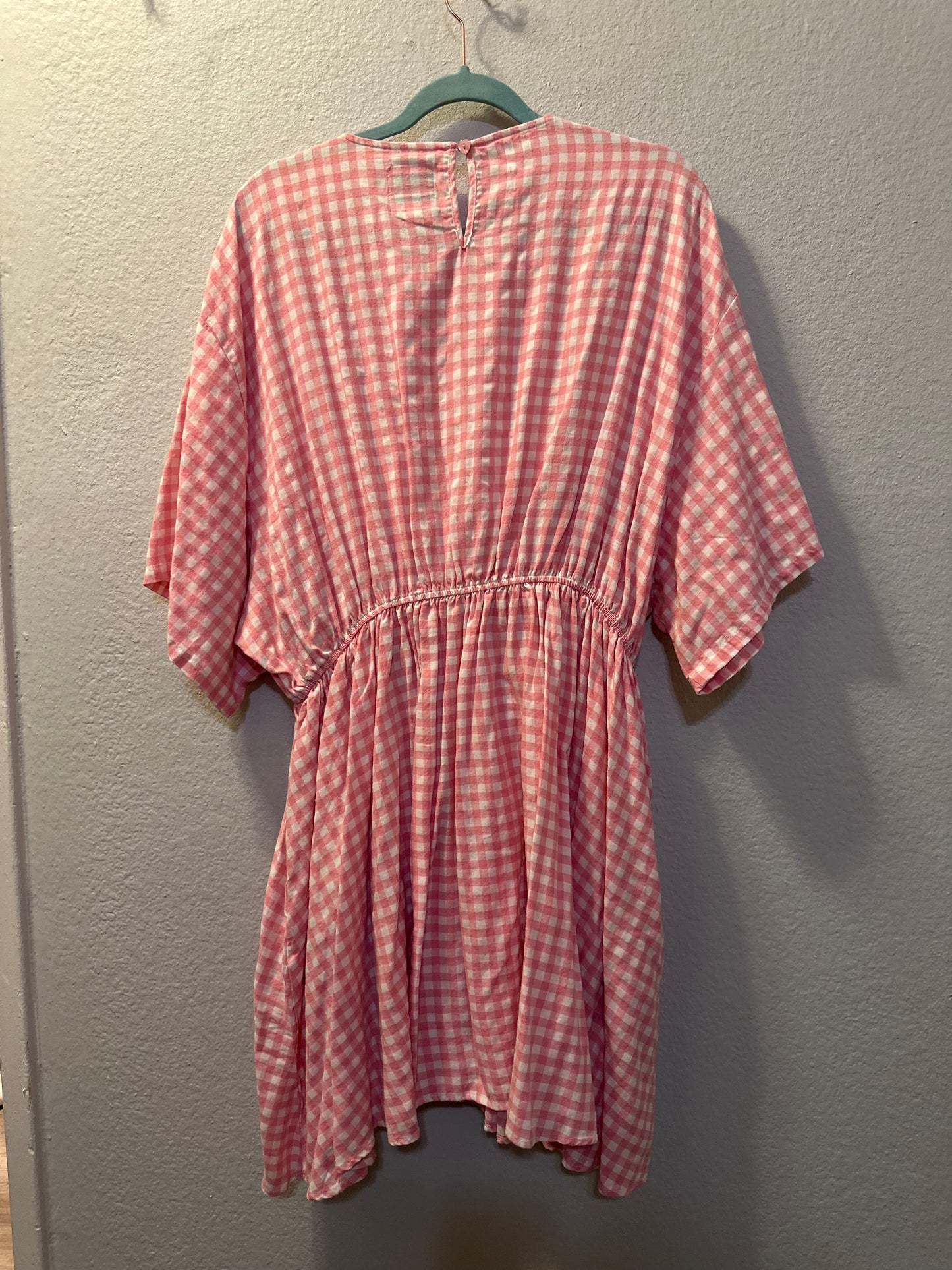 Size 4x Gingham Dress - Cherry Blossom by Shinny by Nature