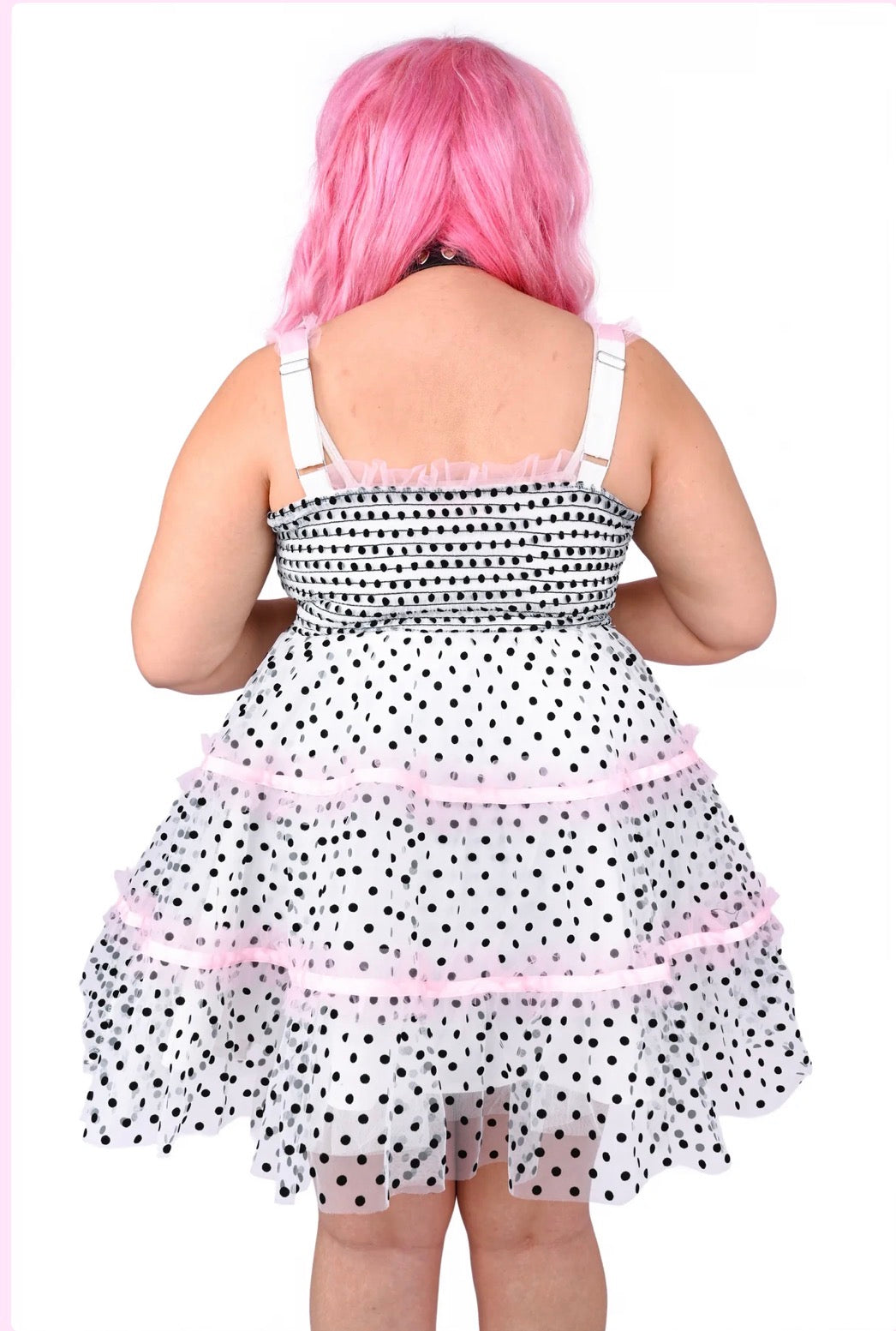 Size 5x Zoe Party Dress in Polka Dot from My Violet