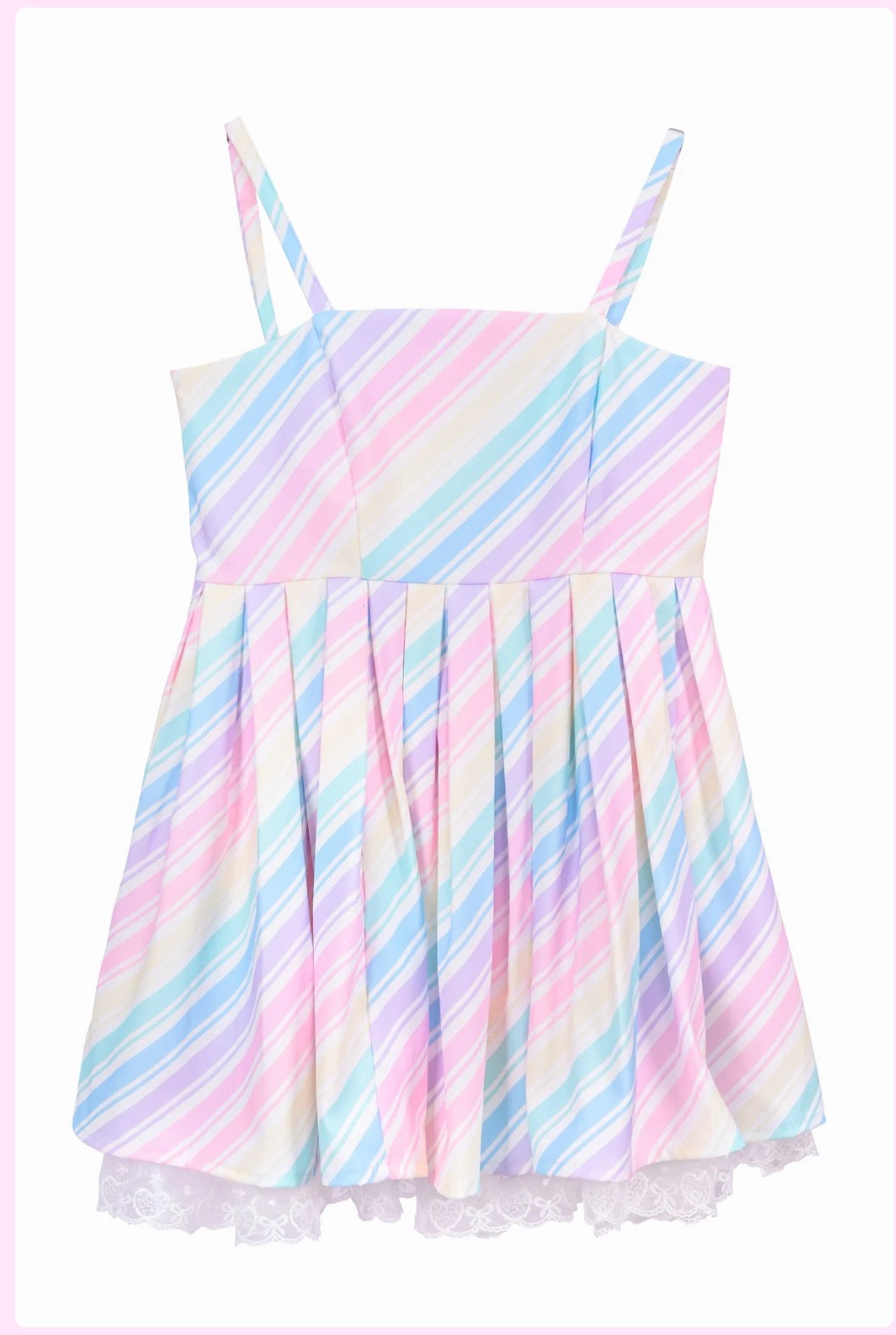 Size 5x My Violet Candy Stripe Party Dress