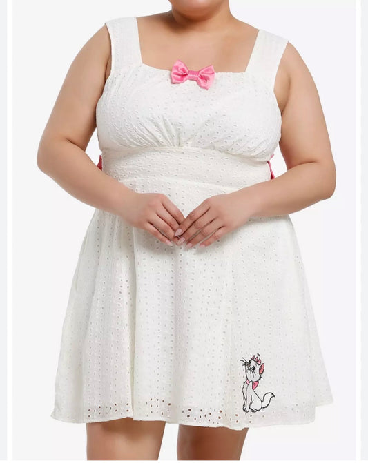 Size 5x (28) Her Universe Disney The Aristocats Marie Eyelet Lace Dress