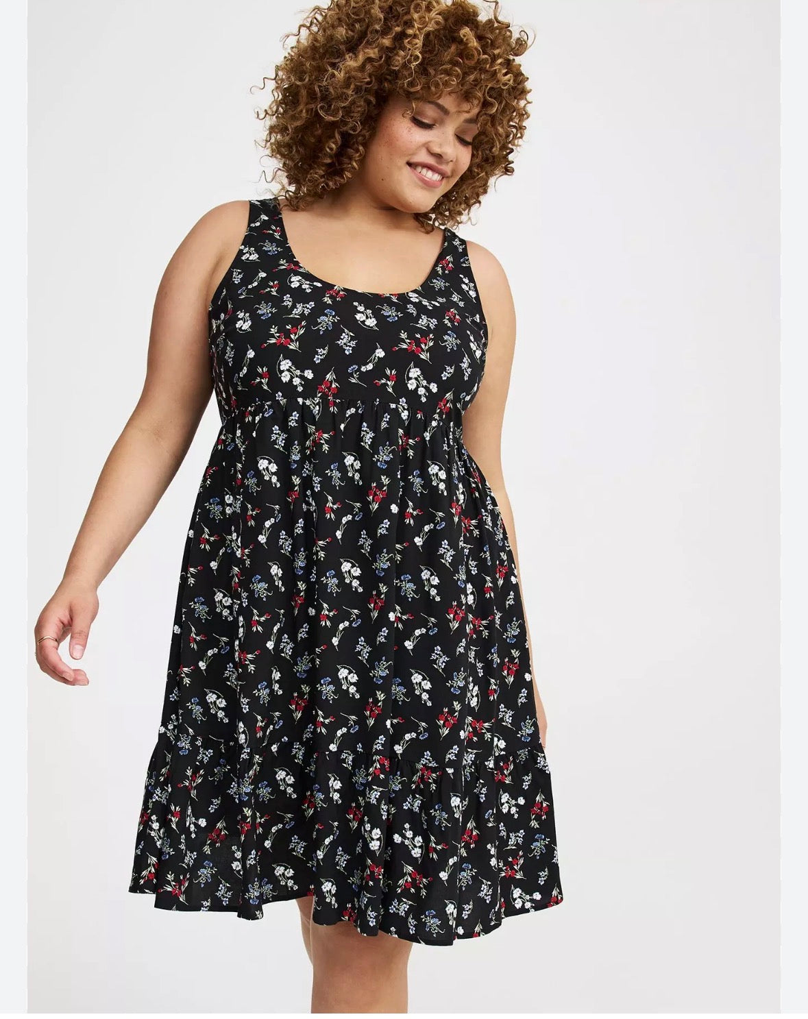 Size 4x (26) Torrid Tiered Tank Mini Dress