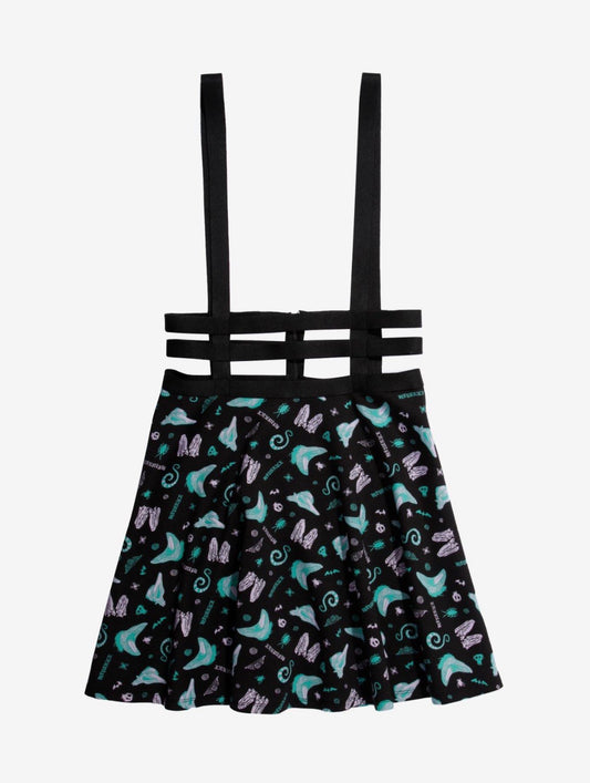 Size 4x (26) Hot Topic Beetlejuice Suspender skirt