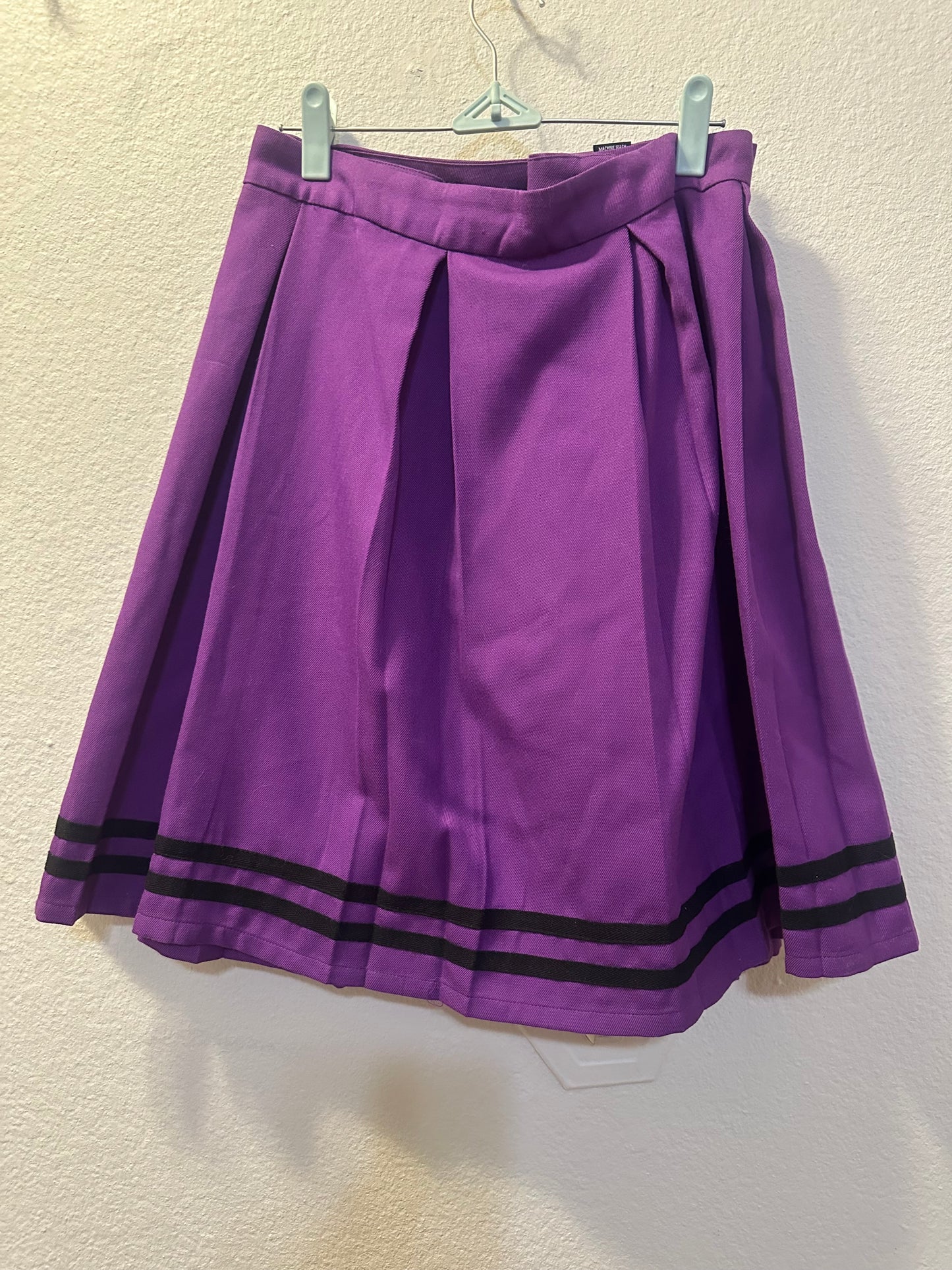 Size 5x (28) Hot Topic Purple & Black Cheer Skirt Plus Size