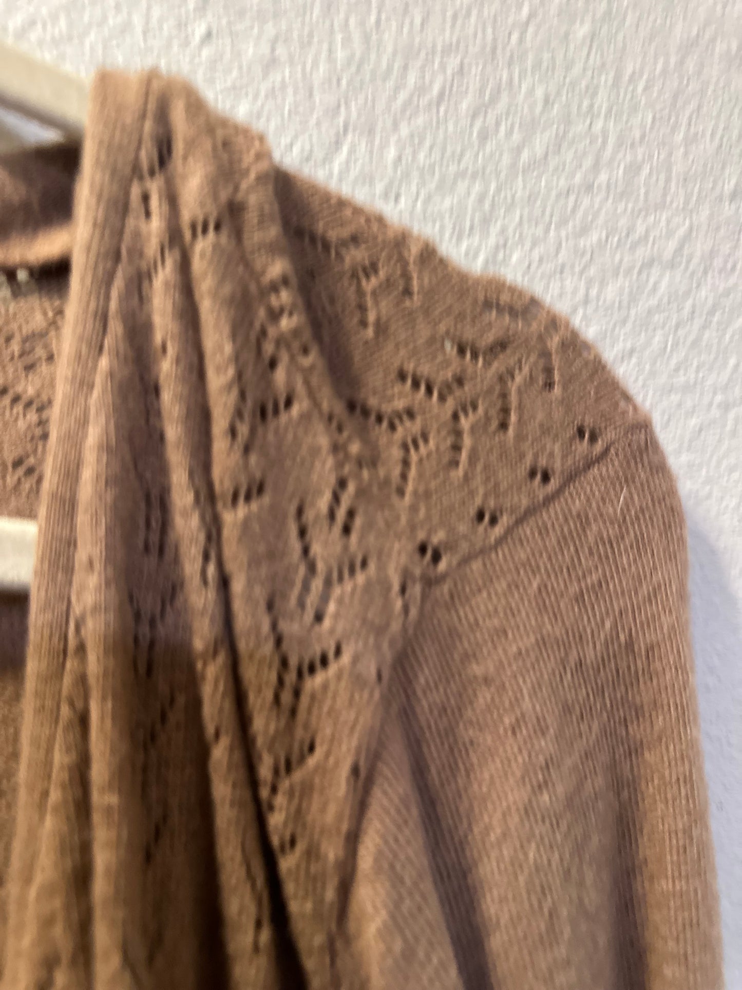 Size 3x (24) Torrid Long Tan Cardigan