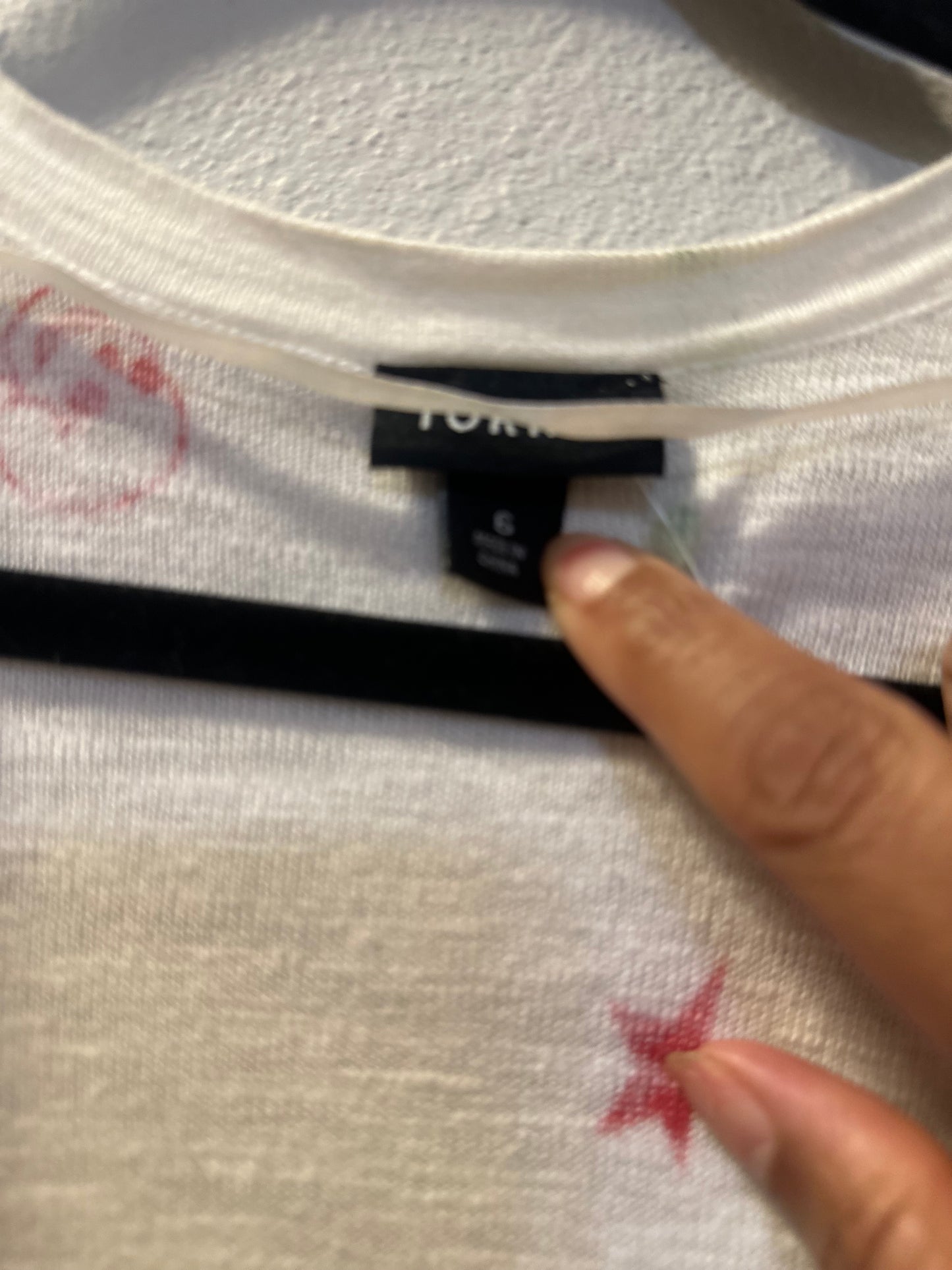 Size 6x (30) Torrid White & Red Skull Cardigan