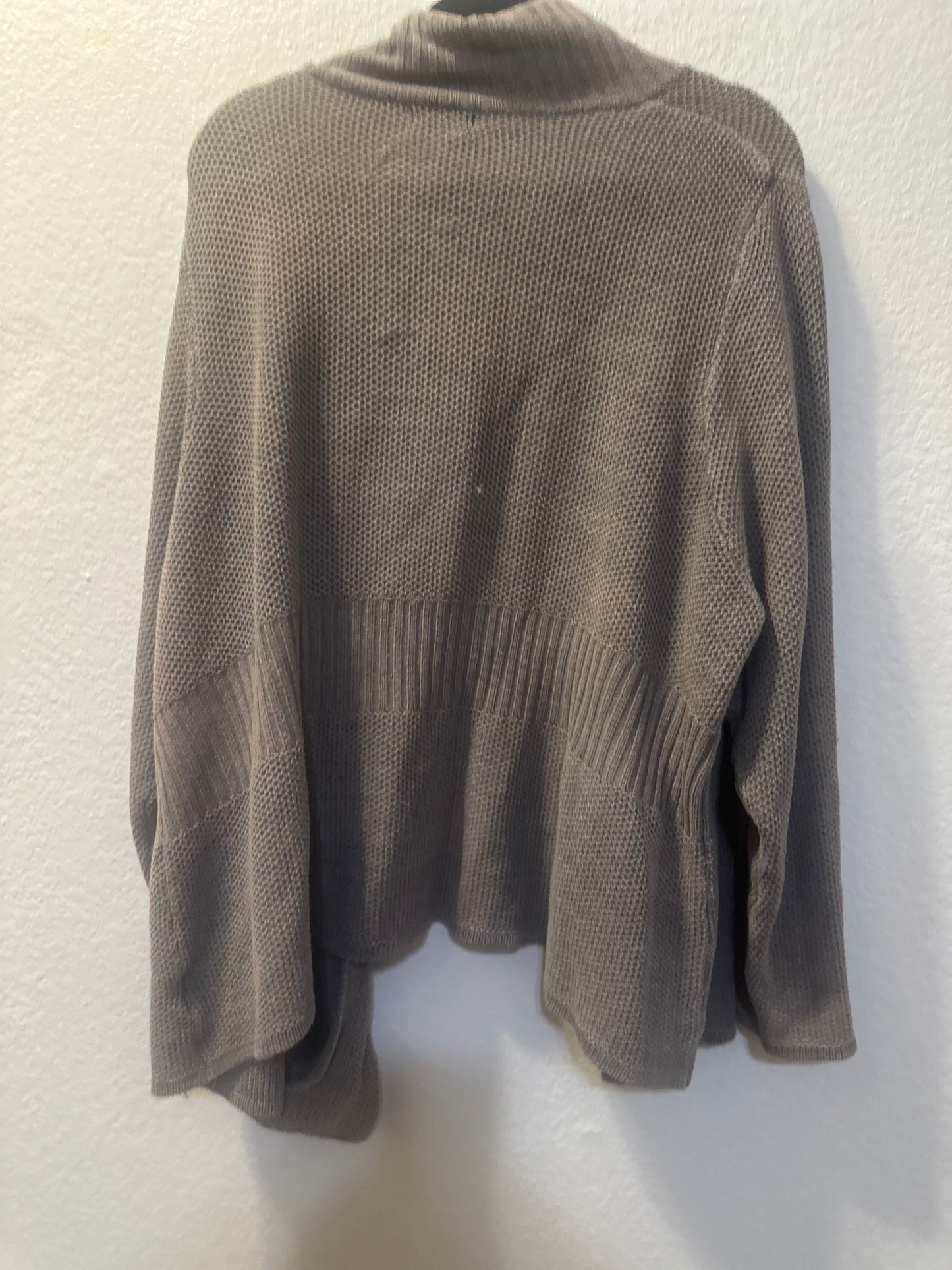 Size 3x (24) Apt 9 knitted gray button front short cardigan ￼