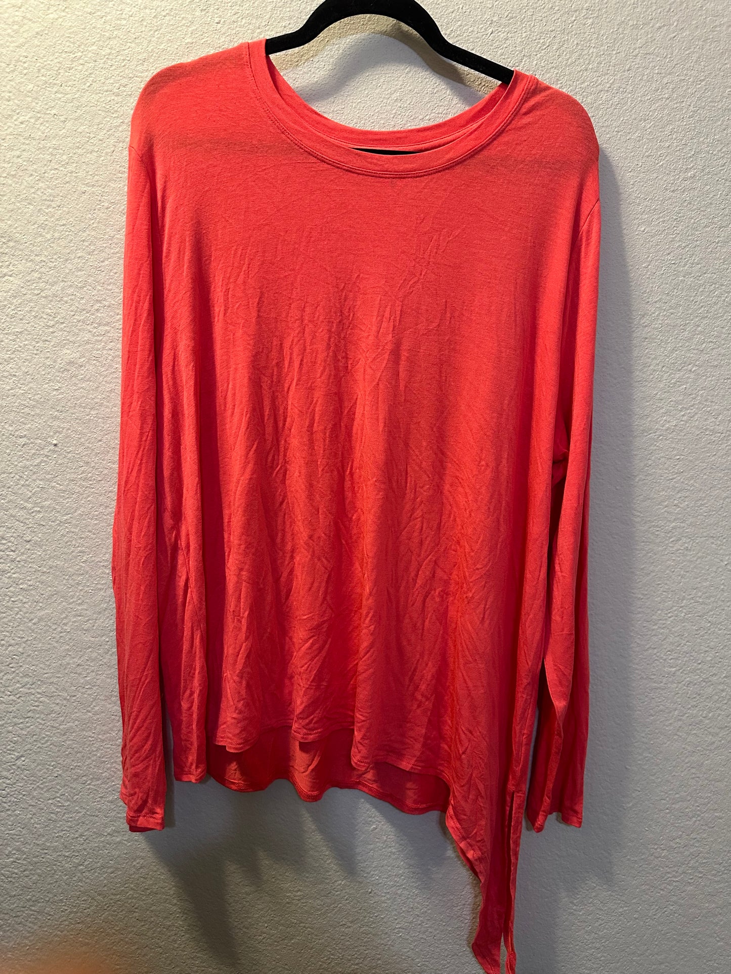Size 3x (24) Orange Long Sleeve Shirt with
