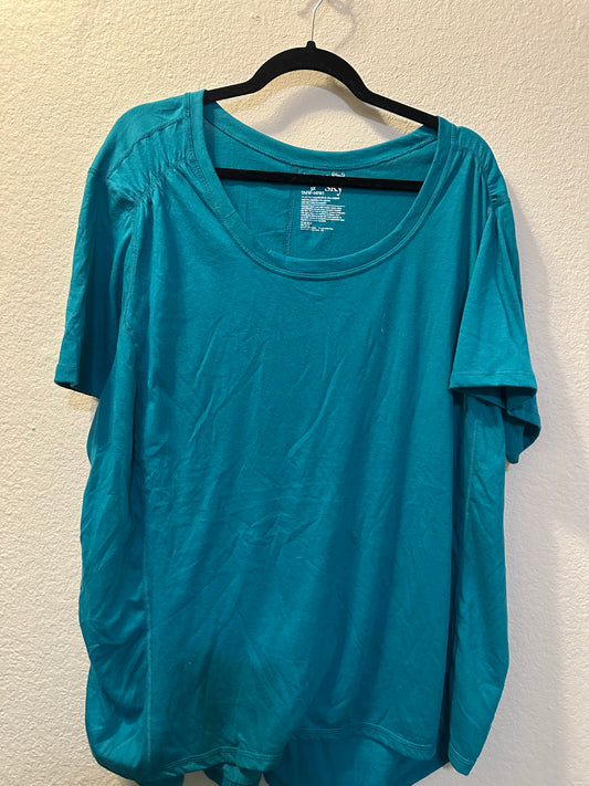 Size 3x (24) Teal Top By Terra & Sky