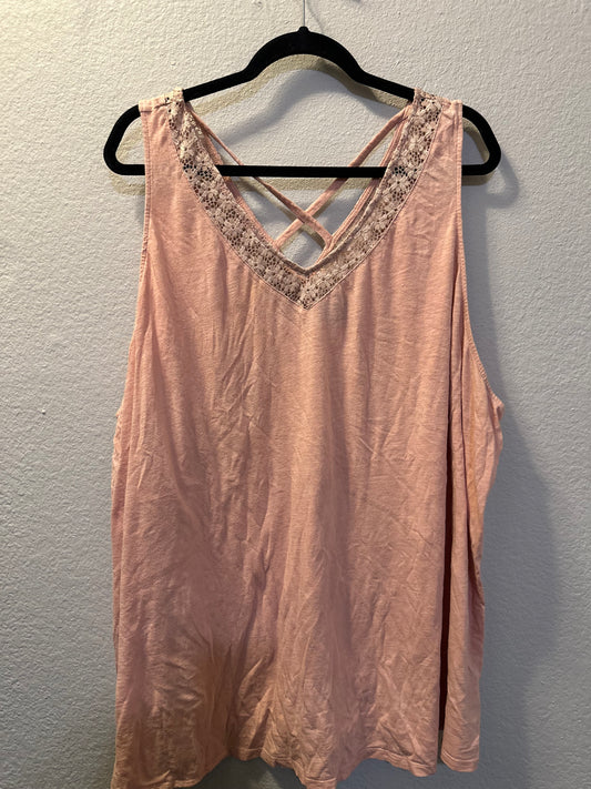 Size 5x (28) Pink Torrid Tank Top