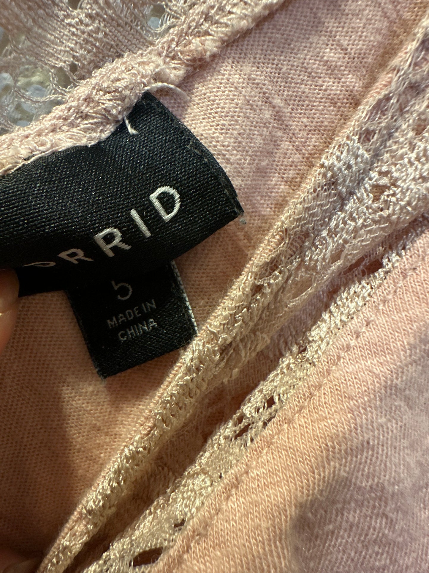 Size 5x (28) Pink Torrid Tank Top