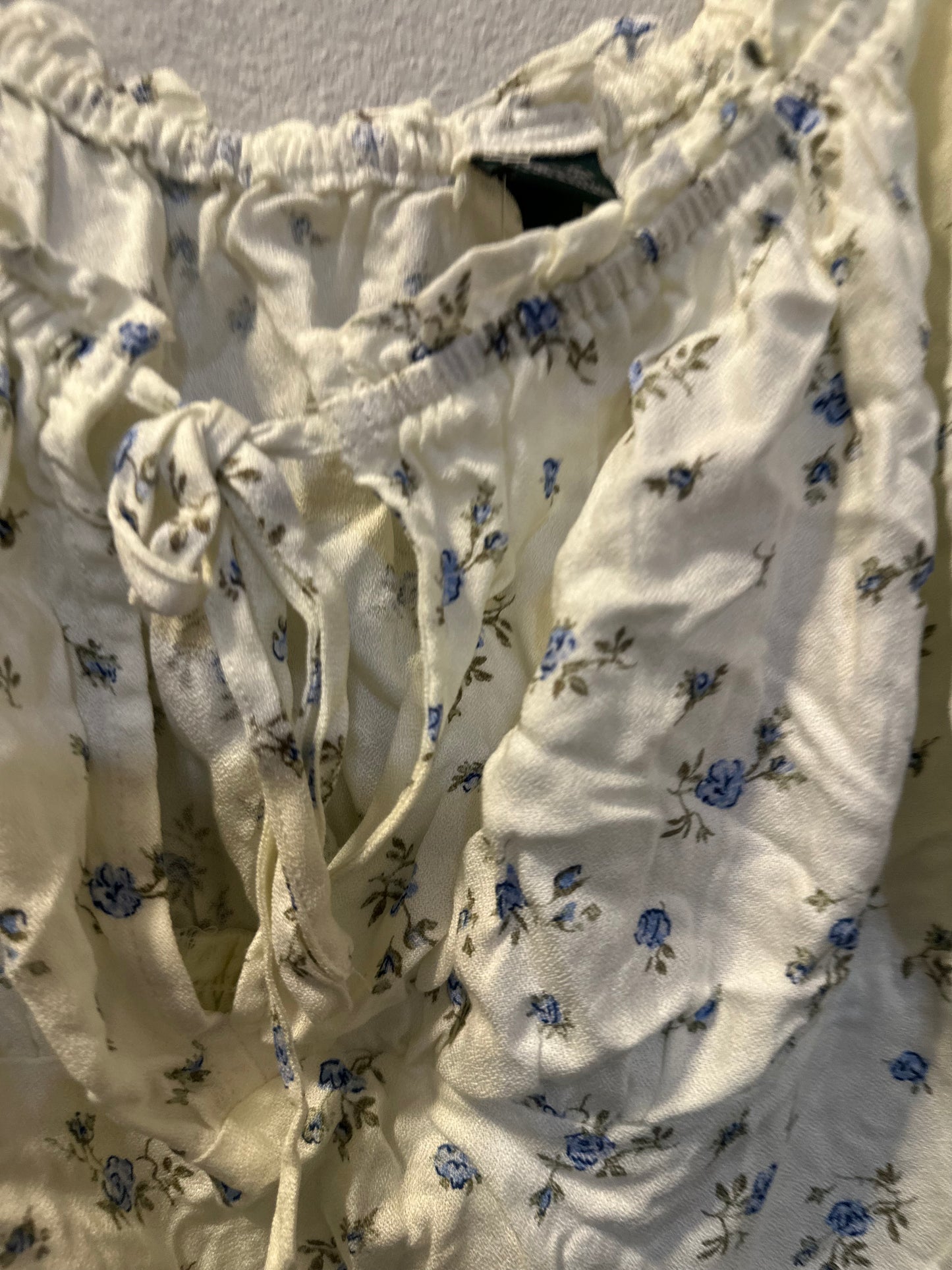 Size 3x (20) Wild Fable White Milkmaid Balloon Sleeve Shirt
