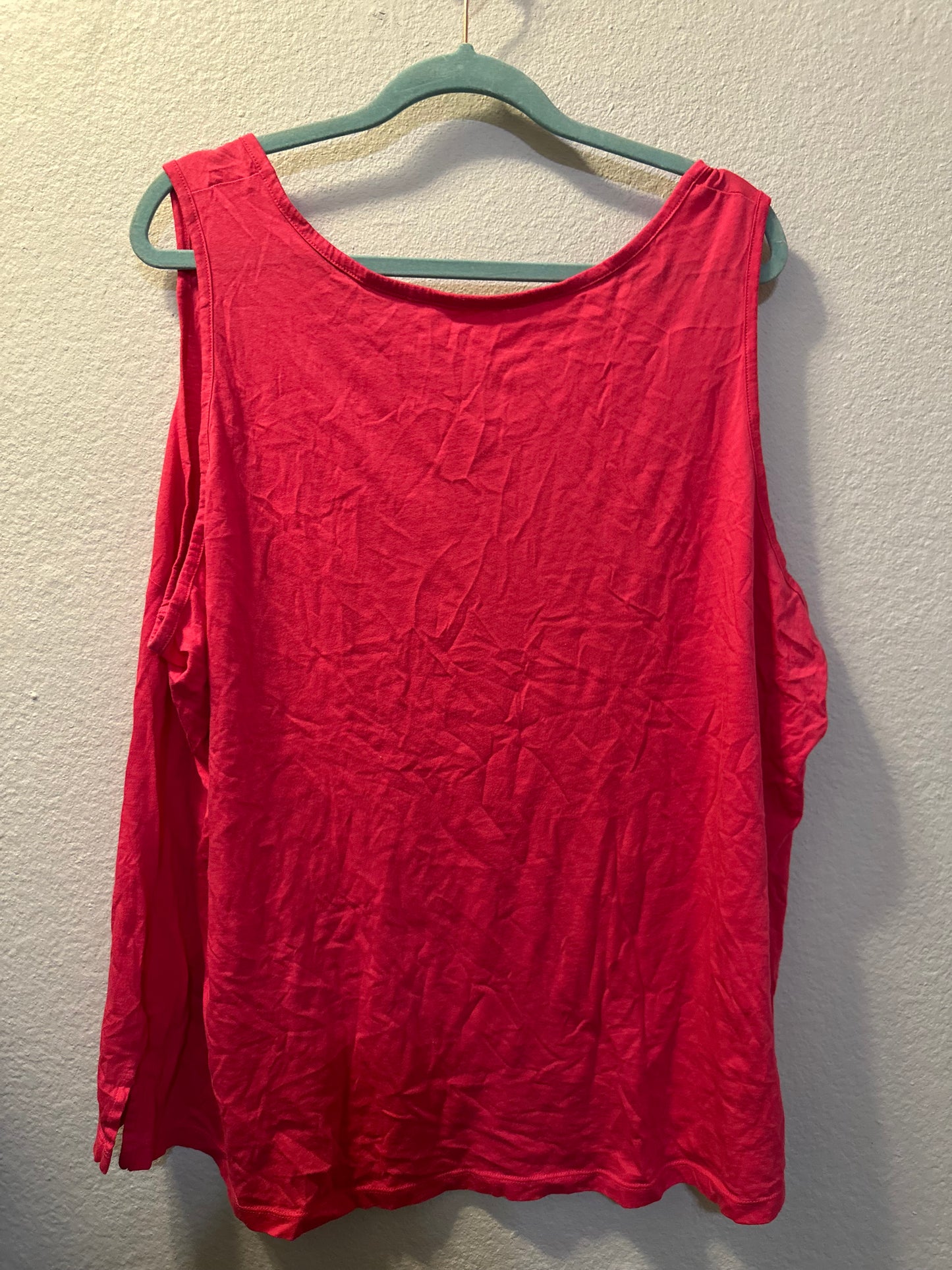 Size 3x (24/16) Lands End Pink Tank Top